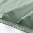 thumbnail image 5 of Mens Cotton Linen Polo Shirts Casual Short Sleeve V Neck Shirt Summer Beach Hippie Tshirt Shirt for Men Big and Tall Size M-3XL Green, 5 of 7