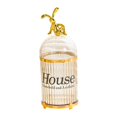 thumbnail image 4 of DOLITY Food Storage Canister Candy Canisters Modern Cake Forks Storage Box Coffee Tea Canisters Storage Jars for Dry Fruit Nut Suger Brown, 4 of 9