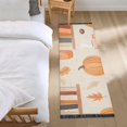 thumbnail image 3 of Yayeee Runner Rug for Bedroom 2'x6' Machine Washable Hallway Non Slip Mat, Beige Fall Acorns Pattern, 3 of 8