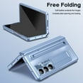 thumbnail image 4 of for Samsung Galaxy Z Fold 7 5G Case with New Slim Pen Holder & Capacitance Pen, with Hinge Protection & Glass Screen Protector Stand Folding Case Cover for Samsung Galaxy Z Fold 7, Blue, 4 of 8