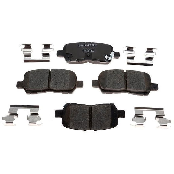 Rear Brake Pad Set - Compatible with 2010 - 2013 Chevy Impala 2011 2012