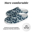 thumbnail image 6 of Goofa A Japanese Great Wave Print Womens Mens Cotton Lightweight House Slippers , Washable Home Slippers,Indoor Comfy Bedroom Cozy Slippers-46/47, 6 of 7