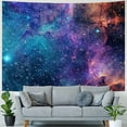 thumbnail image 4 of Shiartex  Galaxy Blue Starry Sky Tapestry,  Wall Art for Living Room, Dorm 50x40inch, 4 of 6