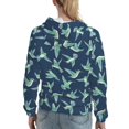 thumbnail image 2 of Hoodies for Women - Green Hummingbird Comfrt Colour Drawstring Women'S Fashion Hoodies & Sweatshirts, Fall Outfits Clothes for Women 2024 Pullover with Kangaroo Pocket, 2 of 7