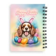 thumbnail image 2 of Happy Easter Cavalier King Charles Spaniel with Bunny Ear Headband and Flowers Spiral Bound Journal Dog Lover Gifts 5x7in Spiral Notebook - 13001, 2 of 5