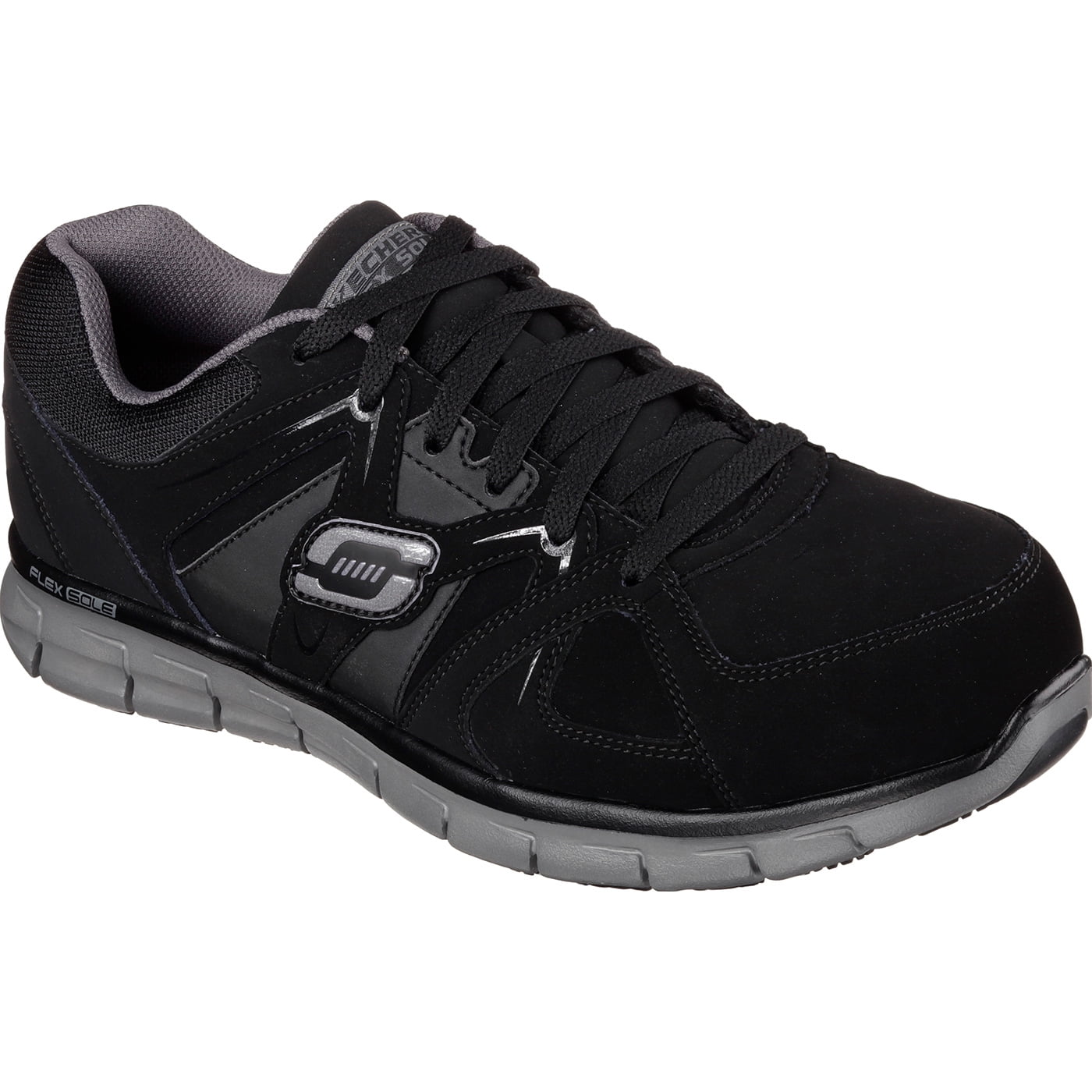 Skechers for Work Men's Synergy Ekron Alloy Toe Work Shoe - Walmart.com