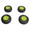 thumbnail image 4 of 1/10 Pneus de Camion de Course Courte, Pneus de Camion de Course Courte d'Adhérence de Route RC Buffering en Plastique Favorable à l'Environnement de 4.7cm de Largeur pour la Réparation Vert, 4 of 8