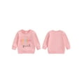 Aojekbee Kids Girls Sweatshirts Birthday Clothes Letter Print Crew Neck