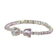 thumbnail image 2 of Colorful Crystal Korean Style Simple Mori Style Bow Bracelet, 2 of 2