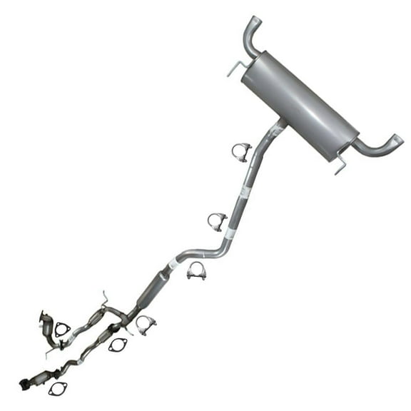 EPA-Approved Complete Exhaust System Kit fits: 2015-2017 Jeep Cherokee 3.2L FWD (For: Jeep Cherokee)