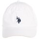 thumbnail image 1 of U.S. POLO ASSN. Gorra unisex - Logotipo, algodón, lisa Blanco One Size, 1 of 4