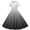 Black, variant on YHAJDS Girls Summer Beach Dress Ombre Print Short Sleeve Button Down Peter Pan Collar Dance Dress Size 5-14 Year