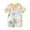 Yellow, variant on XIMIN Men and Women Baby Summer Cute Animal Print New Kids Short Sleeved Shorts Suit T Shirt Boys Girl Newborn Clothes Sleepwear (3-6 Months, Orange)