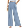 thumbnail image 2 of PRETTYGARDEN Women's Wide Leg Suit Pants Loose Fit High Elastic Waisted Business Casual Long Trousers Pant, 2 of 6