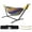 Rainbow, variant on SZHLUX Double Hammock with Stand Included 450lb Capacity Steel Stand, Premium Carry Bag Included.Indoor Outdoor Brazilian-Style Cotton Bed for Backyard, Camping,Garden,Green