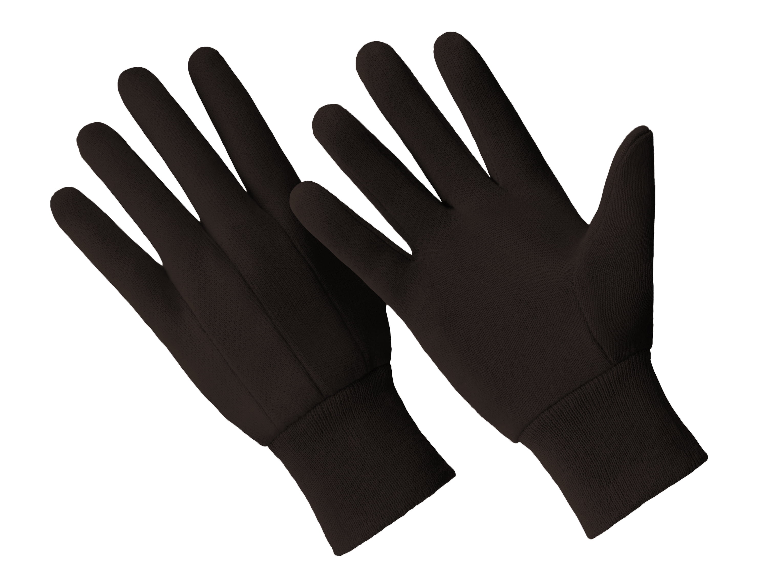 CT7000-L-72PK, Multi-Purpose Poly/Cotton Brown Jersey Gloves,  72 Pair Value Pack