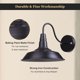 thumbnail image 5 of DELight Retro Vintage Industrial Wall Sconce Gooseneck Barn Light Metal Shade 2 Pack, 5 of 8