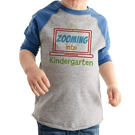 

7 ate 9 Apparel Zooming Into Virtual Kindergarten Blue Shirt