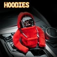 thumbnail image 2 of Hoodie Car Gear Shift Cover, Car Decor Gear Shift Knob Cover For Manual Automatic Shift Knob, Universal Car Interior Accessories Hoodie For Gear Shifter Knob-White hoodie cover, 2 of 7