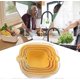 thumbnail image 4 of Colander Set, Vegetable Washing Salad Dehydrator, Fruit Cleaning Strainer, Food Strainer and Colander, Pasta Rice Strainer, 2 Layer Kitchen Pasta Rice, 4 of 5