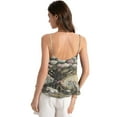 thumbnail image 3 of Women's Chiffon Halter Top - Lightweight, Breathable, Adjustable Design for Various Occasions，Tree, 3 of 6