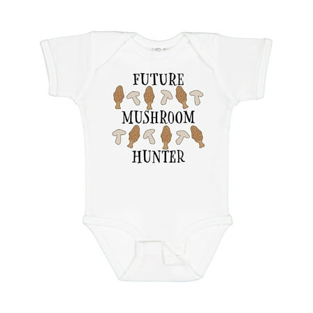 

Inktastic Future Mushroom Hunter- Mushrooms and Morels Gift Baby Boy or Baby Girl Bodysuit
