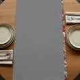 thumbnail image 5 of Table Runners 72 Inches Long Dress Scarves, Valentine's Day Farmhouse Kitchen Table Runner, Coffee Tablerunners, Watercolor Roses Leaves Flowers Spring Beige 14x72 Inch, 5 of 9