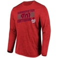 thumbnail image 2 of Men's Majestic Heathered Red Washington Nationals Big & Tall Long Sleeve Team T-Shirt, 2 of 4