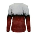 thumbnail image 4 of adviicd Cropped Sweatshirts For Women Womens Plus Size Tie Dye Sweatshirt Casual Long Sleeve Crew Neck Colorblock Pullover Tops Trendy, 4 of 5