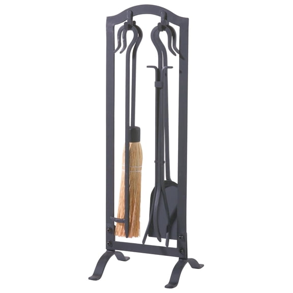 15001 Wrought Iron Fireplace Toolset, Black, Pack of 5