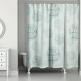 thumbnail image 2 of Creative Products Turn Your Troubles Into Bubbles Green 71x74 Shower Curtain, 2 of 2