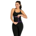 thumbnail image 3 of Wacanda Women Waist Trainer Belt Cincher Trimmer Slimming Body Shaper Girdle lose weight Waist Trainer Corset Breathable, 3 of 6