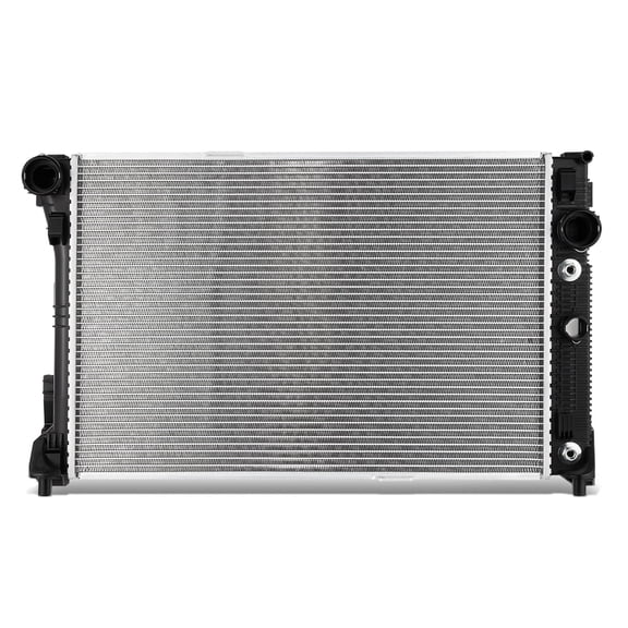 DNA Motoring OEM-RA-13498 Aluminum Radiator For 2010-2017 Mercedes-Benz C250 C300 E300 E350 GLK350
