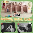thumbnail image 5 of 13 Pcs Toddler Sofa for Kids, Linor Modular Kids Couch for Playroom, Kids Play Couch for toddlers 1-3, Kids Sofa Couch, Kids Modular Play Couch, Light Pink, 5 of 8