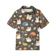 thumbnail image 6 of Grblisyd Girls Short Sleeve Polo Shirts Kids Cute Animal Print School Uniform Polo Shirt 10-12 Years, 6 of 6