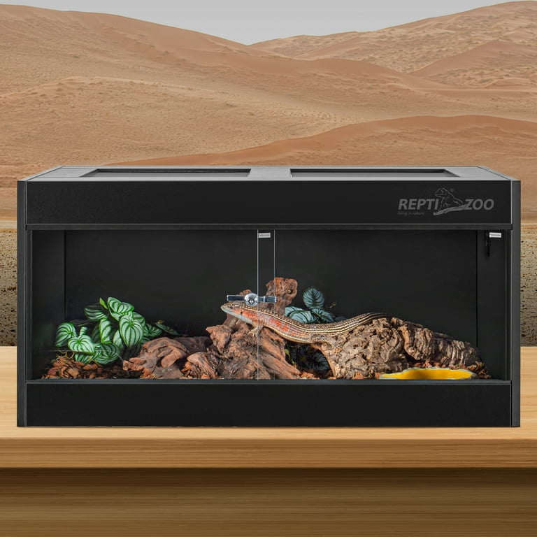 REPTIZOO 40 Gallon PVC Reptile Enclosure, 36x18x18 Reptile