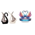 thumbnail image 1 of Elegante Figura De Cisne De Cerámica Acrílica, Escultura De Mesa, Centro De Mesa, Adorno De Escritorio Para Estantería, Aniversario, Chimenea, Estantería, Oficina, Día De San Valentín., 1 of 8