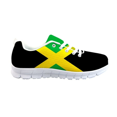 

Jamaica Flag Pattern Shoes Spring Women Sneakers Travel Flats Fashion Girls Mesh Shoe Casual Zapatos Mujer Custom Design