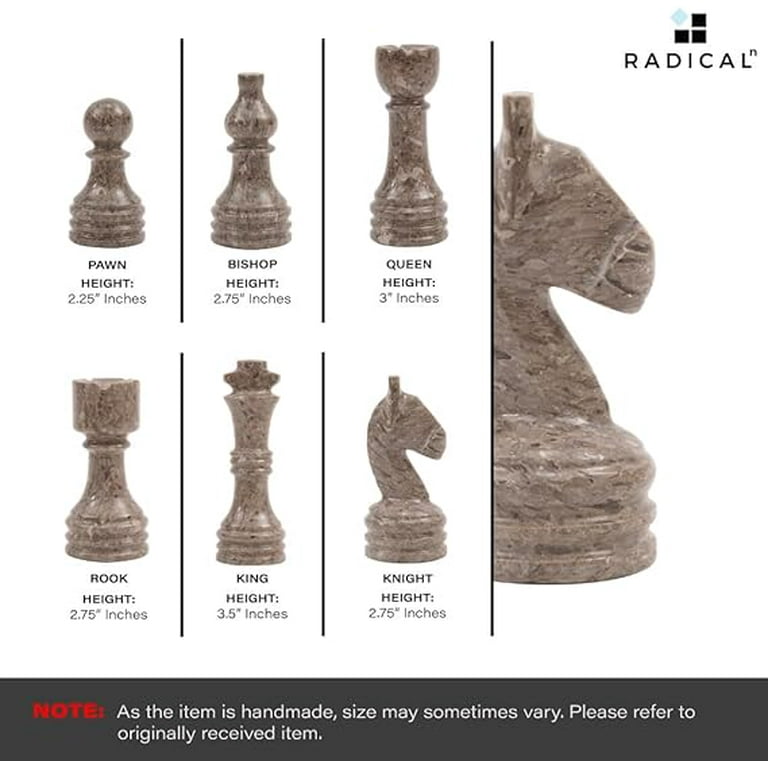 6 Giant Chess Pieces King - Queen - Bishop - Rook - Knight - Pawn