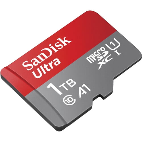 SanDisk 1TB Ultra microSDXC UHS-I Memory Card, 150MB/s, SD Adapter 