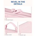 thumbnail image 2 of BAGSMART Upgrade Laptop Sleeve Bag with Anti-theft Zipper, 13"-14" Shockproof Protective Laptop Case Cover Computer Bag Compatible with Dell, HP, Lenovo, Baby Pink, 2 of 8
