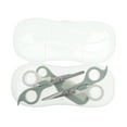 thumbnail image 1 of Tijeras de corte de cabello mate Unique Bargains 1 Set para estilizar el cabello Gris Blanco, 1 of 1