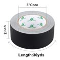 thumbnail image 2 of BOMEI PACK Black Gaffers Tape,2 Inch x 30 Yards Matte Duct Tape, 2 of 5