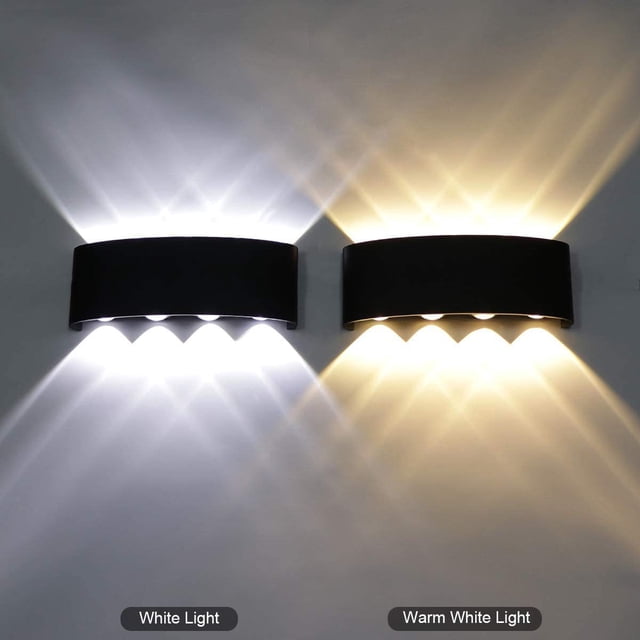 Lámpara de pared de aluminio LED impermeable para pasillo, pasillo, patio, hotel, ingeniería, interior y exterior