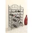 thumbnail image 2 of Iron 24-Bottle Wine Rack, 2 of 2