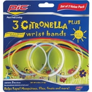 Pic Band3 Pic Citronella Plus Wristband, 3ct