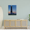 thumbnail image 2 of Stupell Blue Moonlit Lighthouse Coast Landscape Photography Gallery Wrapped Canvas Print Wall Art, 2 of 5