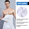 thumbnail image 4 of MISS MOLY Men's Compression Waist Control Belt Slimming Shapewear Band, 4 of 6