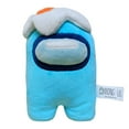 thumbnail image 1 of Among Us Peluche de 15 cm - Bleu-Vert, 1 of 3
