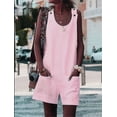 thumbnail image 1 of Mono informal de verano con tirantes y botones sueltos para mujer, estilo europeo y americano, con tirantes ajustados, 1 of 6